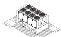 Cycle de vie de frigorification de réfrigérateur de vis refroidi par air de grande capacité long