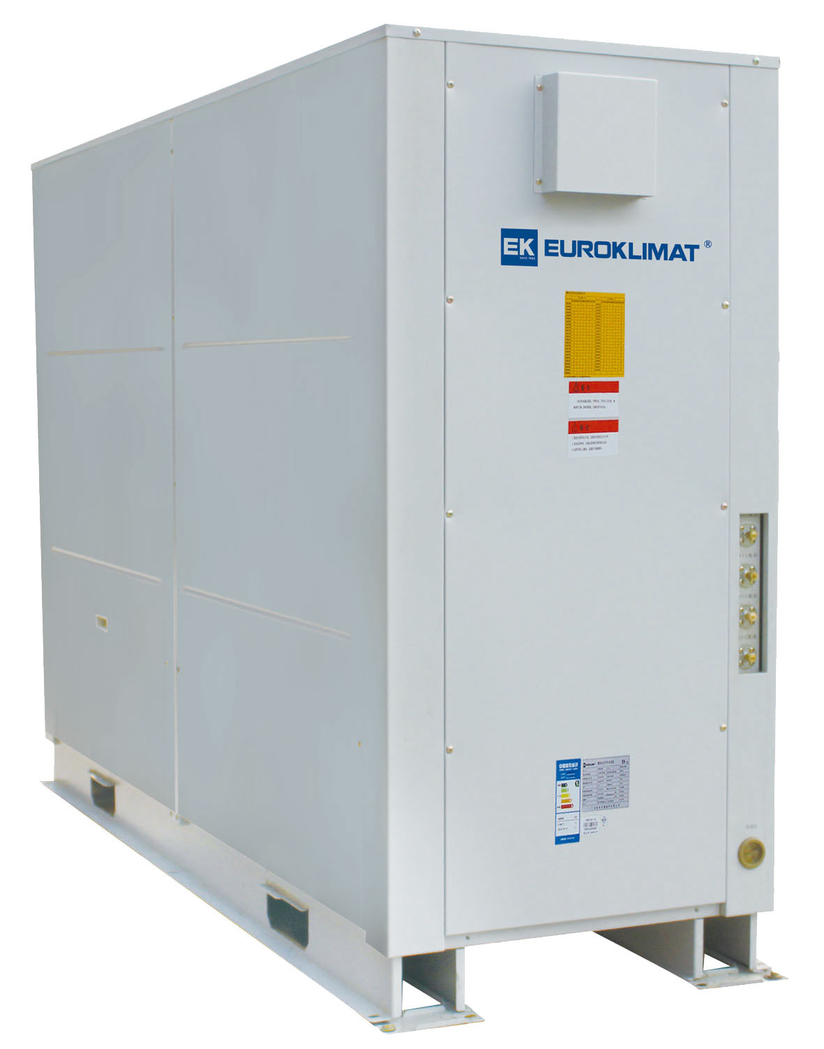 Kilowatt modulaire 110KW 150KW de la pompe à chaleur de source d'eau d'unité de récupération de chaleur de R410A 74