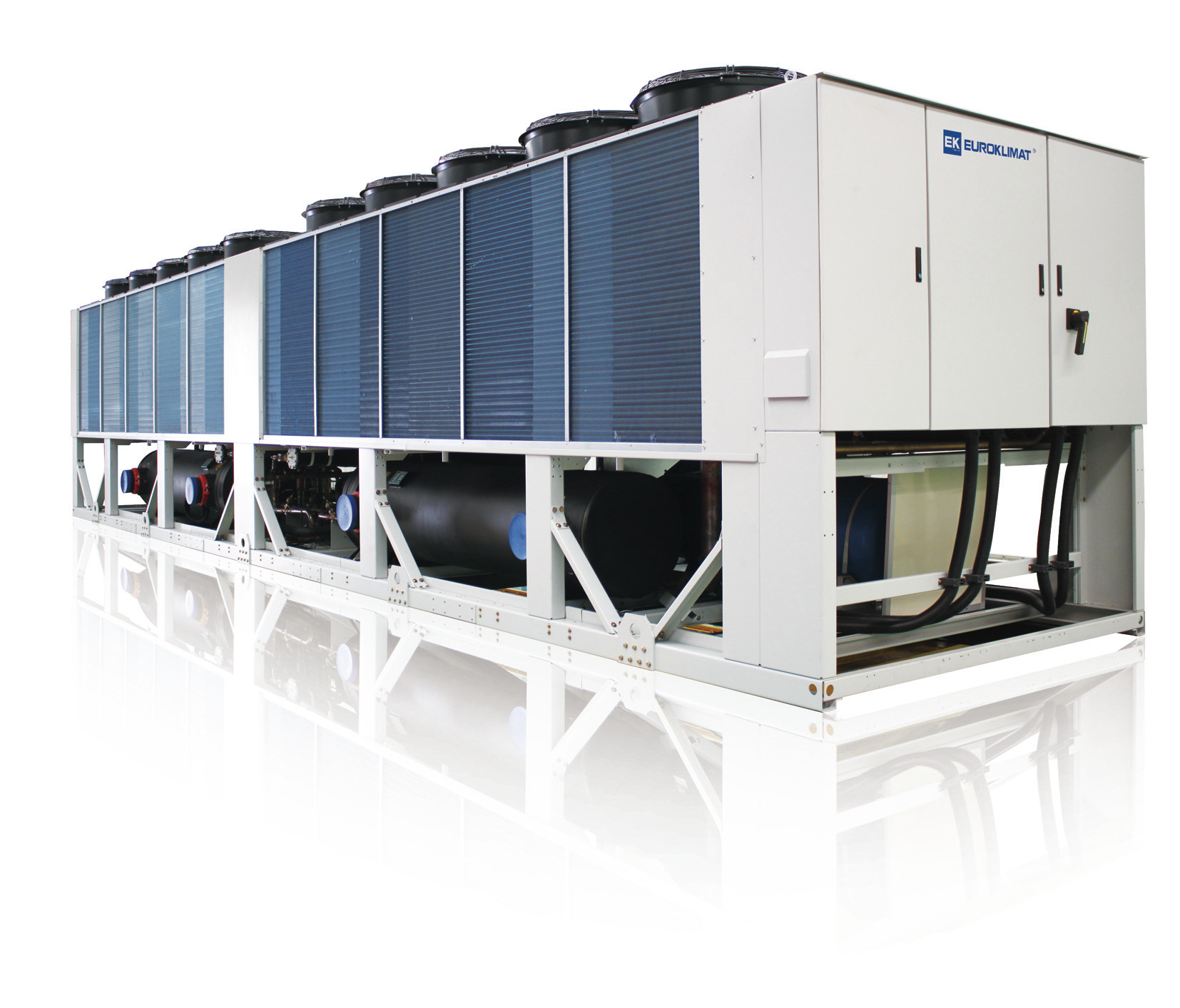 Unités de récupération de chaleur de réfrigérateur de vis refroidies par air de R407C 85 - 235 tonnes